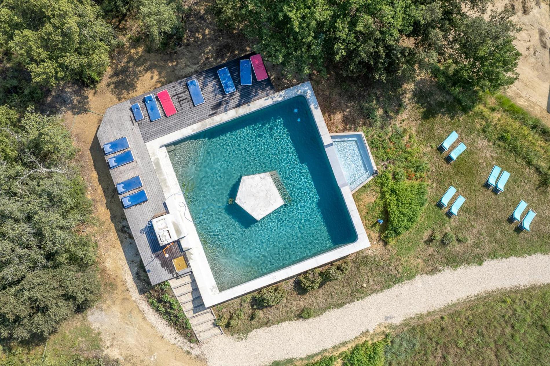 Domaine La Ferme Hi Bride Bed and Breakfast Villelaure Exteriör bild